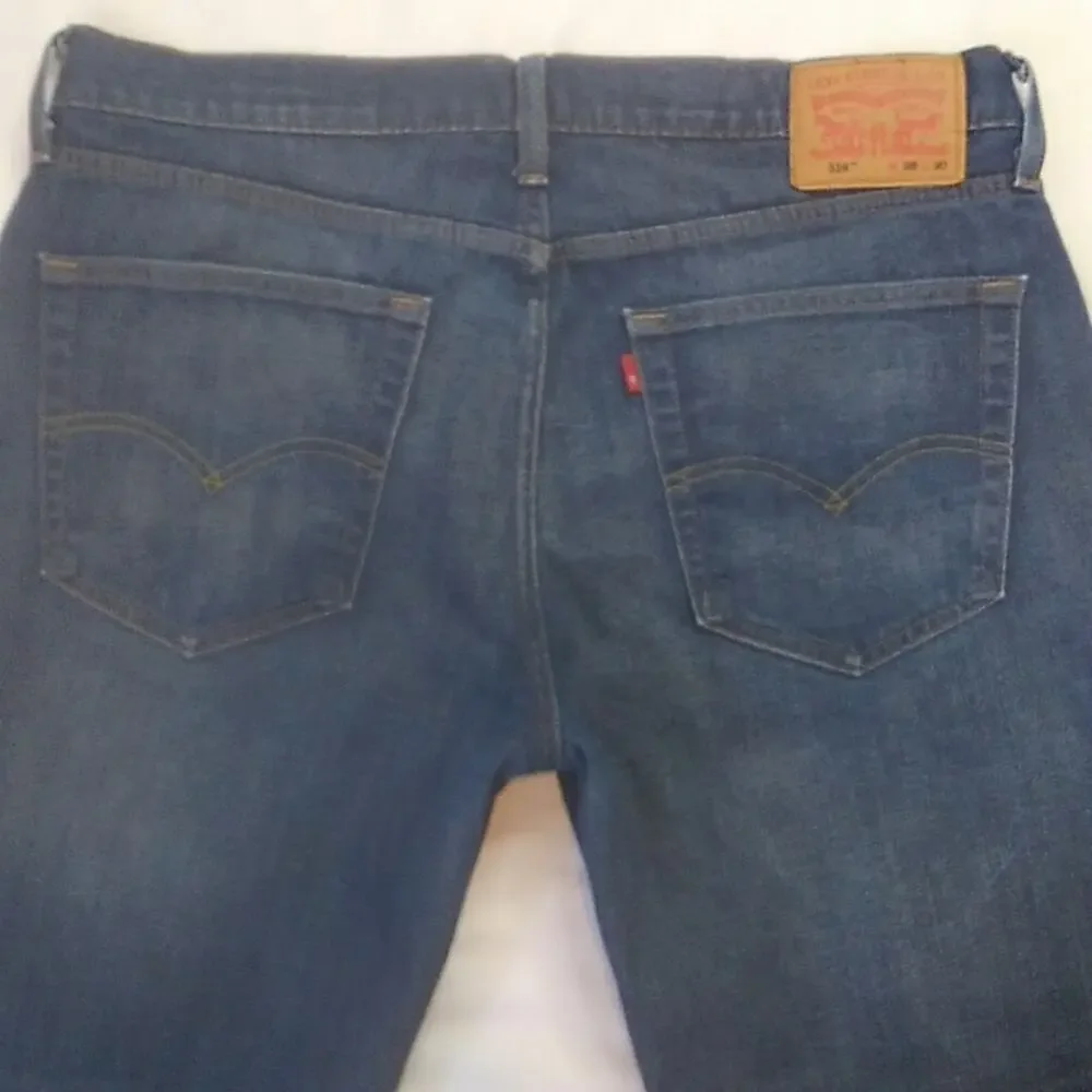Men Levi's 514 Straight Leg Denim Blue Jeans 36X30